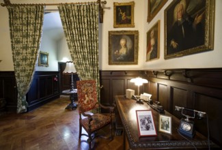 Museum, interior view, Kriebstein Castle, hilltop castle or Spornburg from the late Middle Ages on