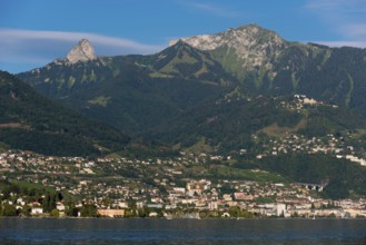 Montreux on Lake Geneva, travel, holiday, hotel, Alps, summer, canton, city, cityscape, tourism,