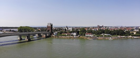 Aerial view of Worms, Rhineland-Palatinate