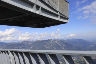 The AlpspiX viewing platform at the Alpspitze mountain station, Garmisch-Partenkirchen