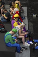 Gamescom, the world's largest trade fair for video and computer games, game character actors, Super