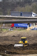 Duisburg-Kaiserberg motorway junction, complete reconstruction and new construction of the A3 and