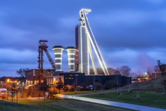 Shaft of the former Schlägel & Eisen coal mine, shaft 3/4/7, Herten, North Rhine-Westphalia,