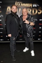 Udo Dirkschneider and his son Sven Dirkschneider at the Metal Hammer Awards 2024 in the Uber Eats