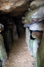 West Kennet neolithic long barrow chambered tomb, Wiltshire, England, UK