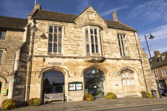 Tourist information council offices, Athelstan museum, Cross Hayes, Malmesbury, Wiltshire, England,