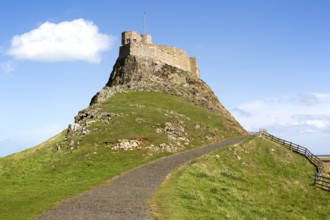 Lindisfarne Castle, Holy Island, Northumberland, England, UK