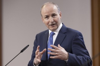 Micheal Martin, Foreign Minister of Ireland. Berlin, 18.01.2024. Photographed on behalf of the