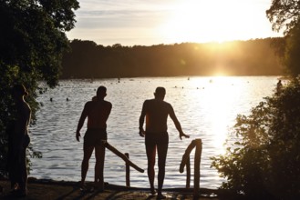 Sunset at Schlachtensee, Berlin, 11.08.2022