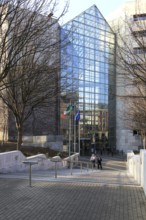 Modern architecture of Dublin City Council Civic Offices building, Dublin, Ireland, Republic of