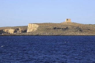 Island of Comino from the sea, Malta, Europe