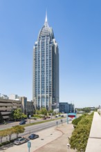 RSA Battle House Tower in downtown Mobile is the tallest building in Alabama, USA, North America