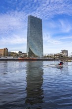 Building of the European Central Bank, ECB, on the Main in Frankfurt, Hesse, Germany, Europe