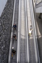 New bicycle car park at Amsterdam Central Station, Stationsplein, space for around 7000 bicycles,