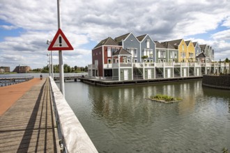 Small town of Houten near Utrecht, bicycles have priority in the town of 50, 000 inhabitants,