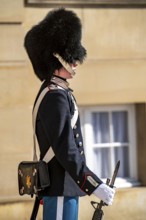 Amalienborg Palace, Royal Life Guards, Guard, Copenhagen, Denmark, Europe