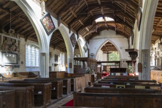 Village parish church of Saints Peter and St Paul, Kedington, Suffolk, England, UK