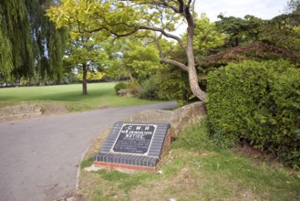 Swindon park part of th Railway Village built by GWR to house workers in the 1840s, Swindon,