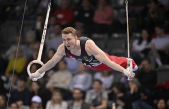 Nils Dunkel GER, rings, gymnastics, artistic gymnastics, gymnast, men, EnBW DTB-Pokal,