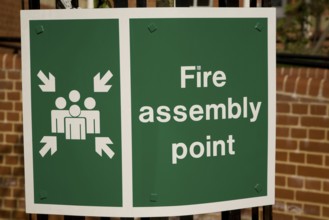 Fire Assembly point sign