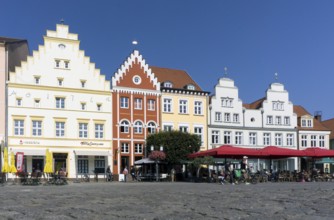 Historic buildings on Greifswald's market square, 12/09/2016