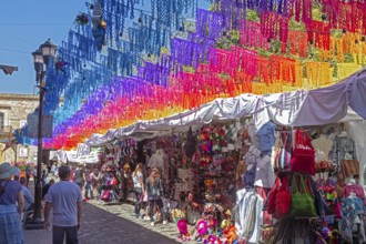 Oaxaca, Mexico, A street market, Central America