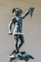 Perseus with the head of Medusa, sculpture, art, Renaissance, tourist attraction, monument,