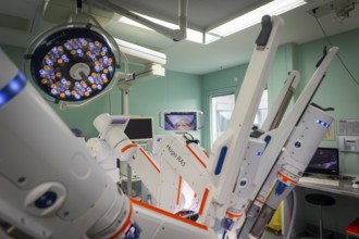 Operating theatre robot HUGO, Dresden, Saxony, Germany, Europe