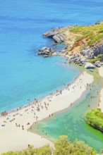 Preveli Beach, Rethymno, Crete, Greek Islands, Greece, Europe