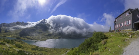 Lower Giglachsee and Ignaz Mattis Hut, Schladming, Styria, Austria, Europe