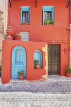 Traditional House, Chania, Crete, Greek Islands, Greece, Europe