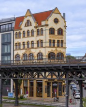 Historic architecture in Hamburg city centre, Germany, Europe