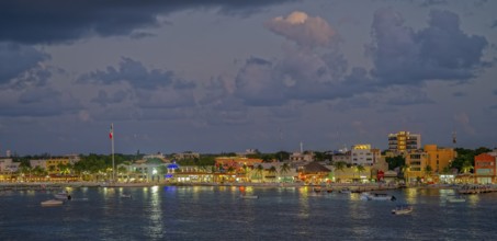 Cozumel night Quintana Roo Mexico