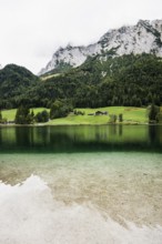 Hintersee, Ramsau, Berchtesgaden National Park, Berchtesgadener Land, Upper Bavaria, Bavaria,