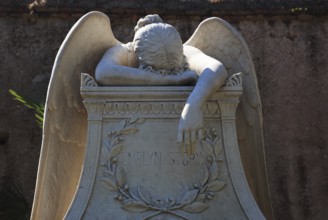 Angel of Grief, the grave of William Wetmore Story, Protestant cemetery, Cimitero acattolico, also