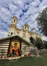 Painting of a patriarch at the Church of the Holy Trinity, Patriarhia, Bucharest, Romania, Europe