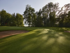 Golf course, sand bunker