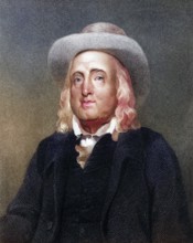 Jeremy Bentham 1748-1832, English philosopher, economist and theoretical jurist. From the book