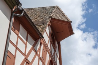 Roof lift bay window of the former barn, barn from 1424, today cultural barn of the Altstadfreunde