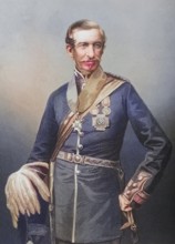 Sir Archdale Wilson, 1803-1874, British general. Painted by DJ Pound after a photograph by Mayall.