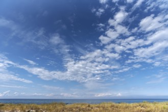 Cloudy sky at the Baltic Sea, Kühlungsborn, Mecklenburg-Vorpommern, Germany, Europe