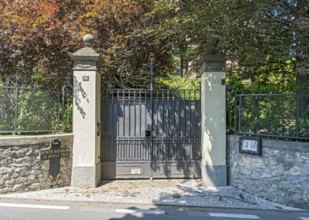 Place of the execution of Benito Mussolini in Tremezzo, Lake Como, Lago di Como, Italy, Europe