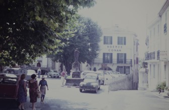 Historic village of Mougins, Alpes Maritimes department in south-east France, France 1960s