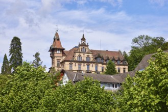 Haus St. Georg, trees, Nordrach, Black Forest, Ortenaukreis, Baden-Württemberg, Germany, Europe