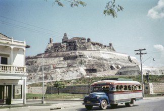 San Felipe de Barajas Castle, Cartagena, Colombia, South America 1961, South America