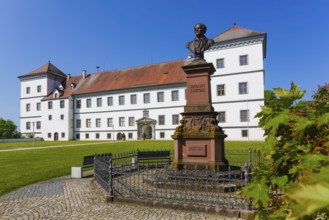 Monument in honour of Conradin Kreutzer, musician, conductor and composer, bust of Hans Baur,