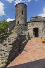 Strekov Castle (German: Schreckenstein) is perched atop a cliff above the River Elbe, near the city