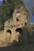 Amhara region, Gondar, Gonder, part of the old church, Debre Berhan Selassie, UNESCO, world,