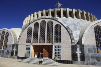 Tigray region, Axum, Aksum, St Mary's Cathedral, Maryam Tsion, Ethiopia, Africa