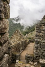 Noble houses, Machu Picchu, Cusco Region, Peru, South America